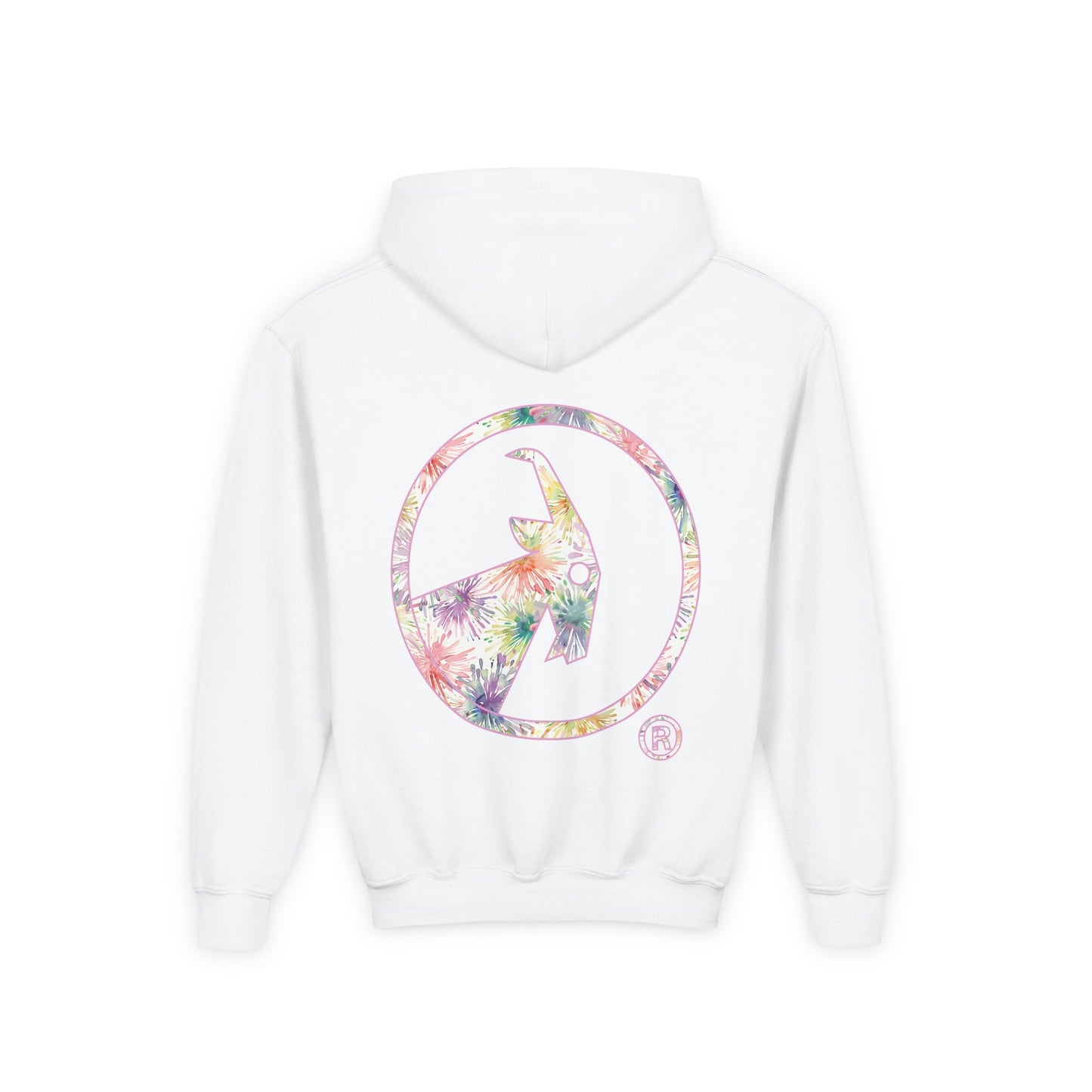 BILLY Core Youth Heavy Blend Hooded Sweatshirt (Floral) - AVAILABLE IN 4 COLORS
