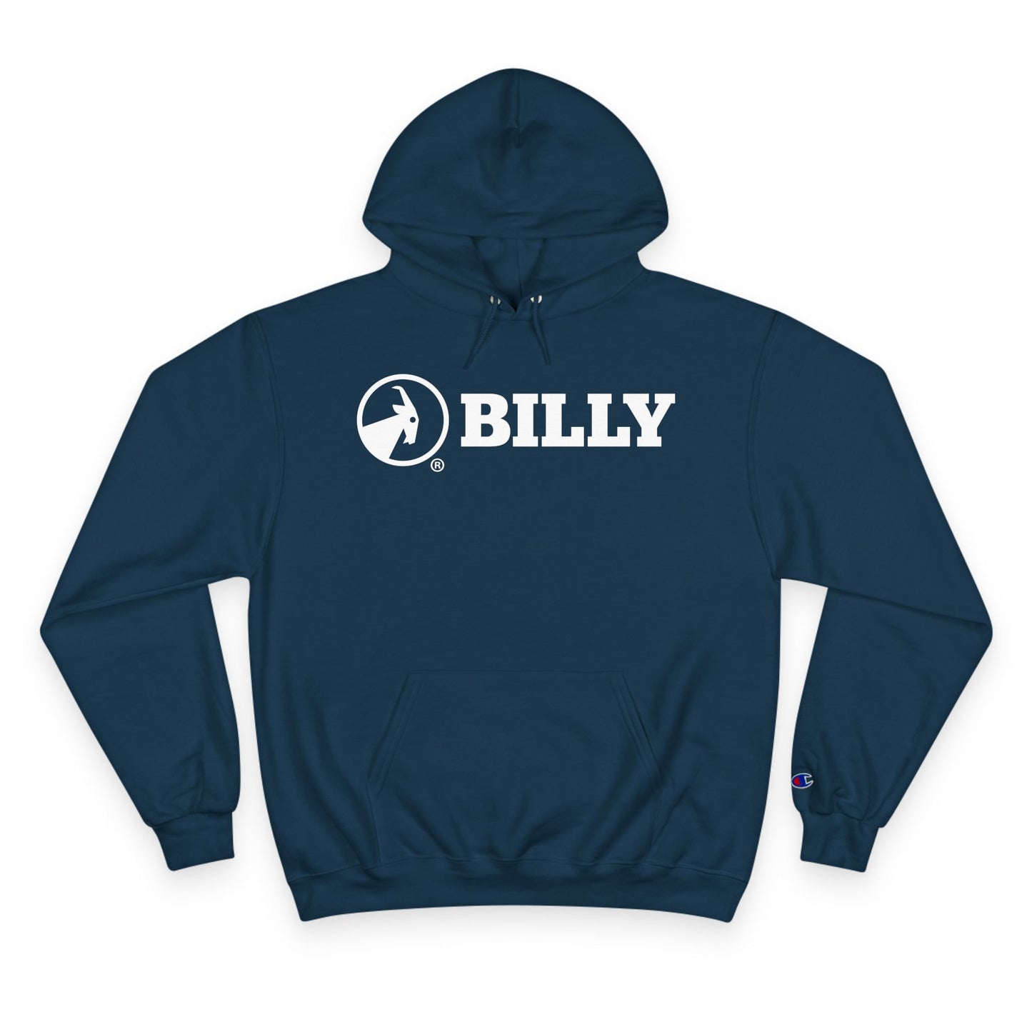 BILLY Core Adult Unisex Hoodie (White Horizontal Logo) - NOW AVAILABLE IN 7 COLORS