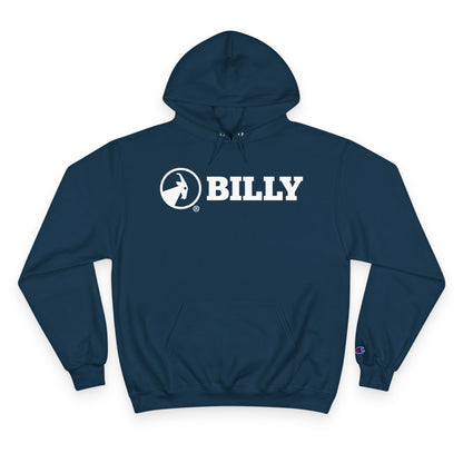 BILLY Core Adult Unisex Hoodie (White Horizontal Logo) - NOW AVAILABLE IN 7 COLORS