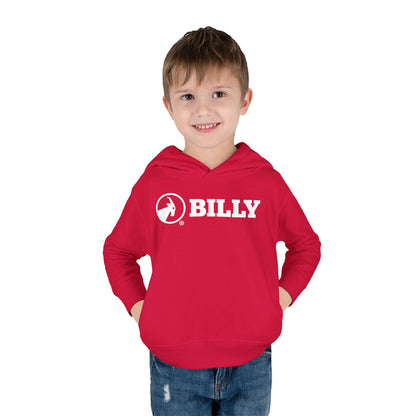 BILLY Core Toddler Pullover Fleece Hoodie (White Horizontal Logo) — AVAILABLE IN 4 COLORS