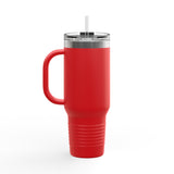 BILLY Insulated Travel Mug, 40oz (White Vertical Logo)