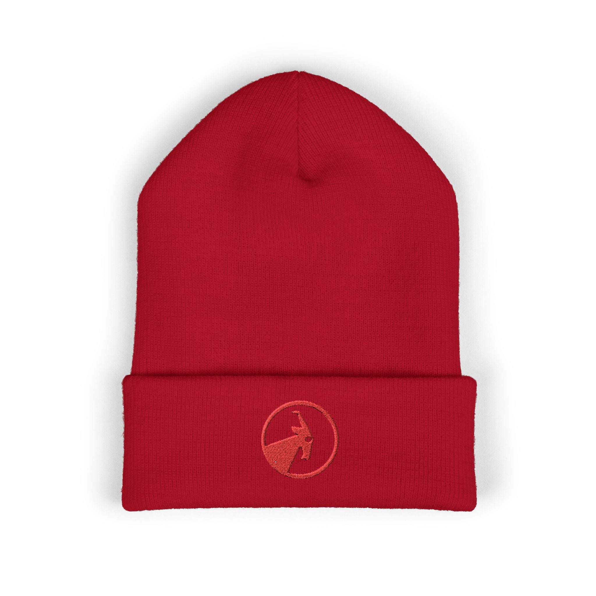 BILLY Classic Cuffed Beanie (Red Goat - Embroidery) — AVAILABLE IN 9 COLORS