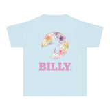 BILLY Youth Midweight Tee (Floral Logo) - AVAILABLE IN 4 COLORS