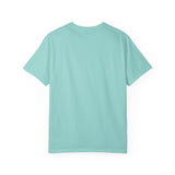 BILLY Unisex Garment-Dyed T-Shirt (Black/Red Vertical Logo)