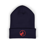 BILLY Classic Cuffed Beanie (Red Goat - Embroidery) — AVAILABLE IN 9 COLORS