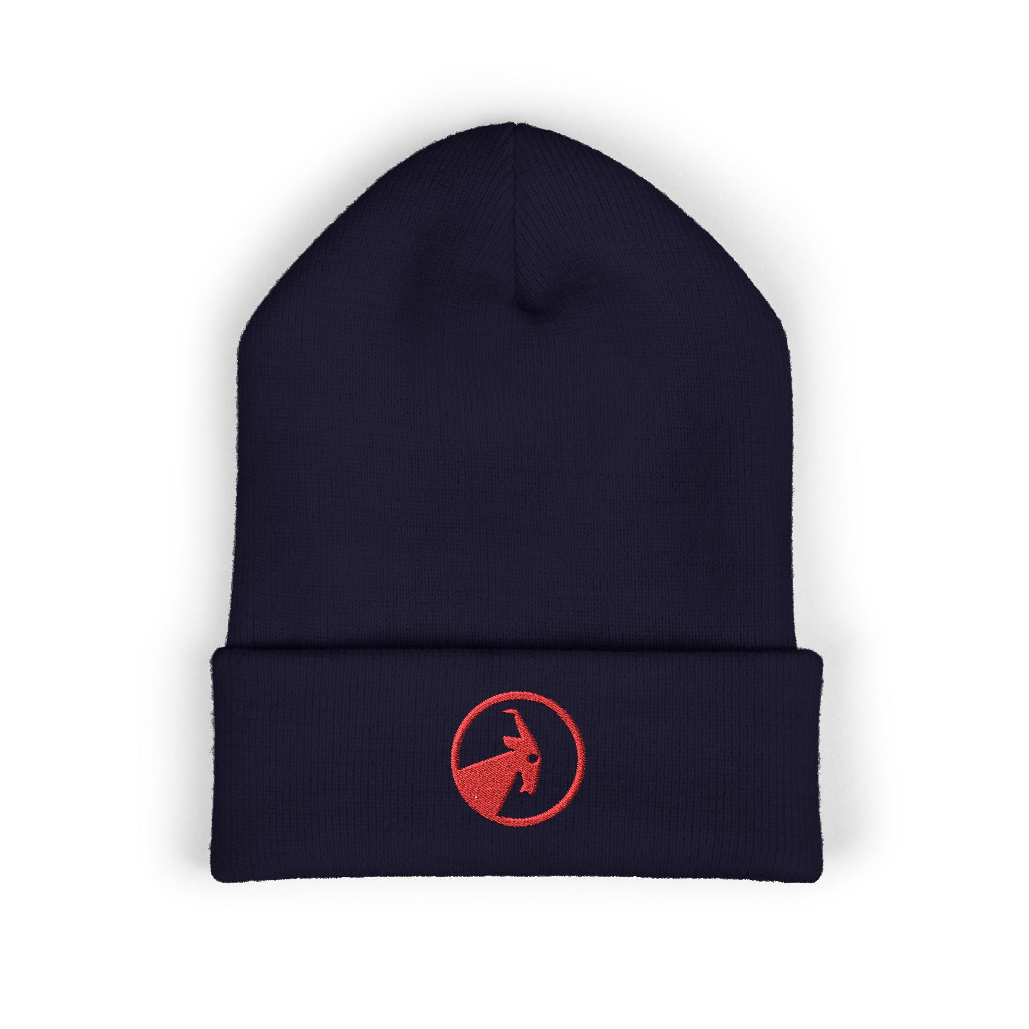 BILLY Classic Cuffed Beanie (Red Goat - Embroidery) — AVAILABLE IN 9 COLORS