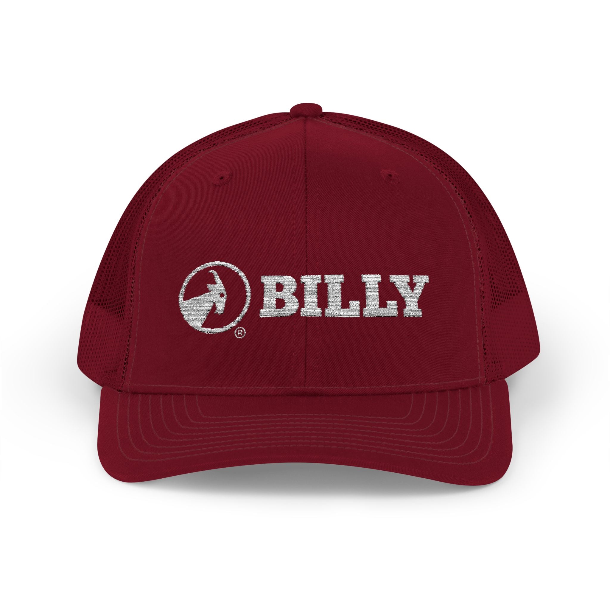 BILLY Snapback Trucker Cap (White Horizontal Logo - Embroidery) — AVAILABLE IN 8 COLORS