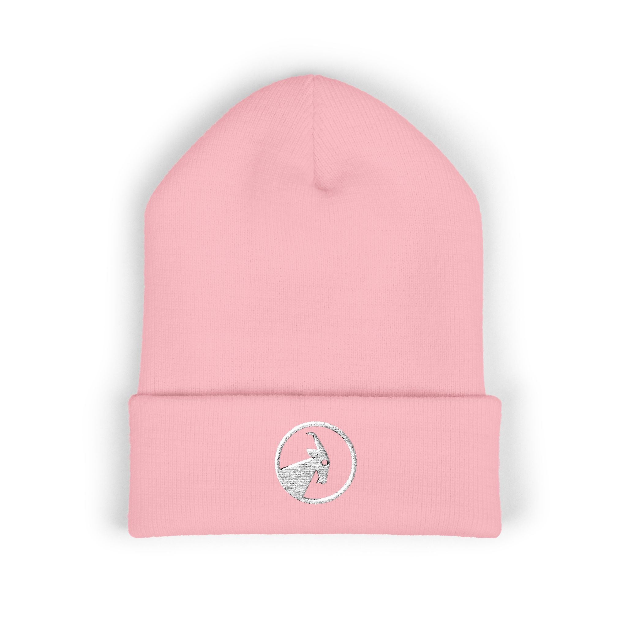 BILLY Classic Cuffed Beanie (White Goat - Embroidery) — AVAILABLE IN 12 COLORS