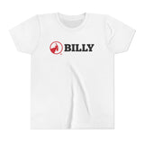 BILLY Youth Short Sleeve Tee (Red/Black Horizontal Logo) — AVAILABLE IN 5 COLORS