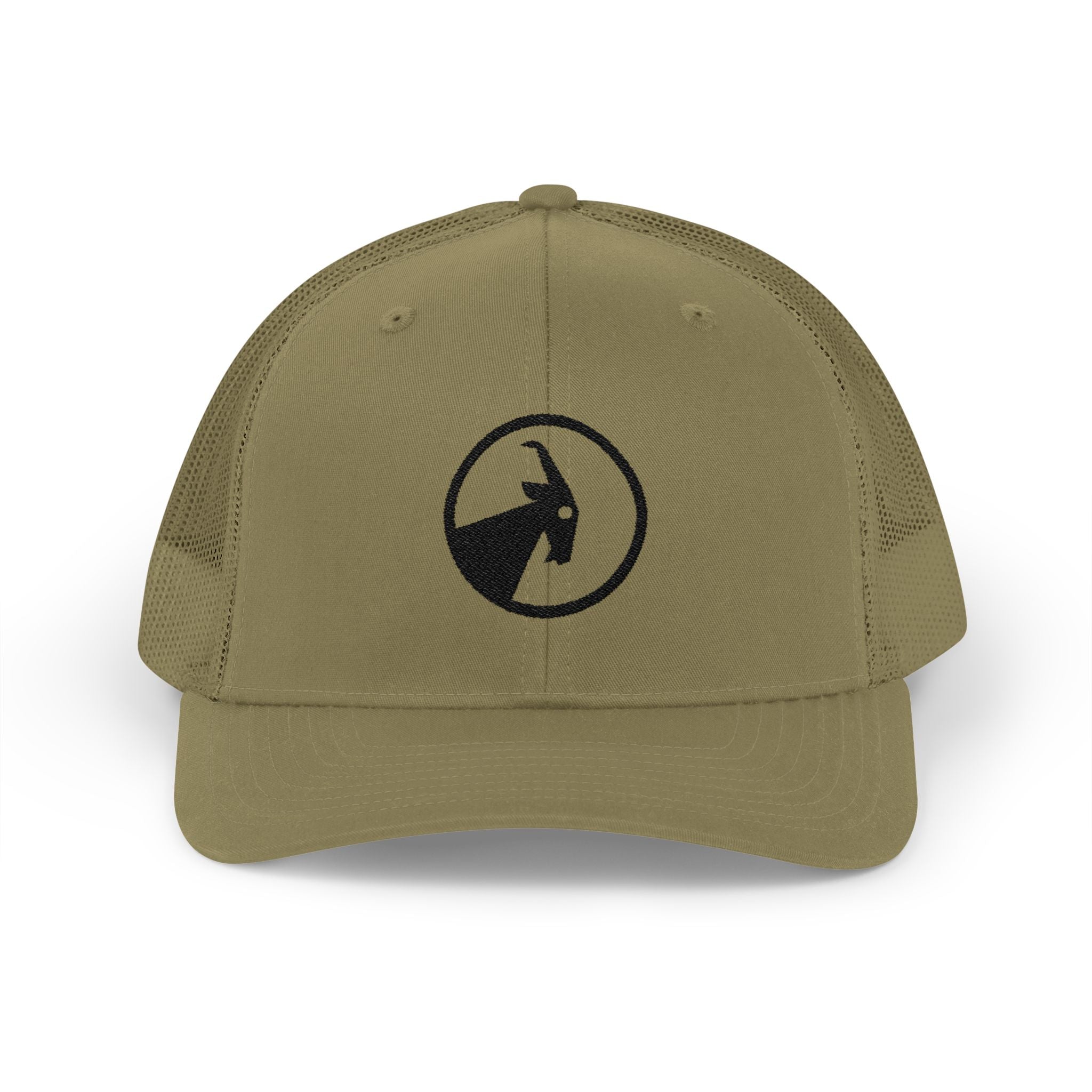 BILLY Snapback Trucker Cap (Black Goat - Embroidery) — AVAILABLE IN 8 COLORS