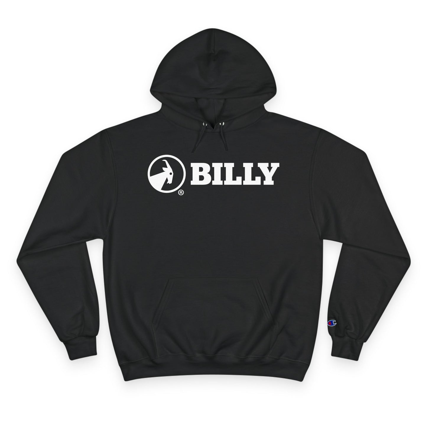 BILLY Core Adult Unisex Hoodie (White Horizontal Logo) - NOW AVAILABLE IN 7 COLORS