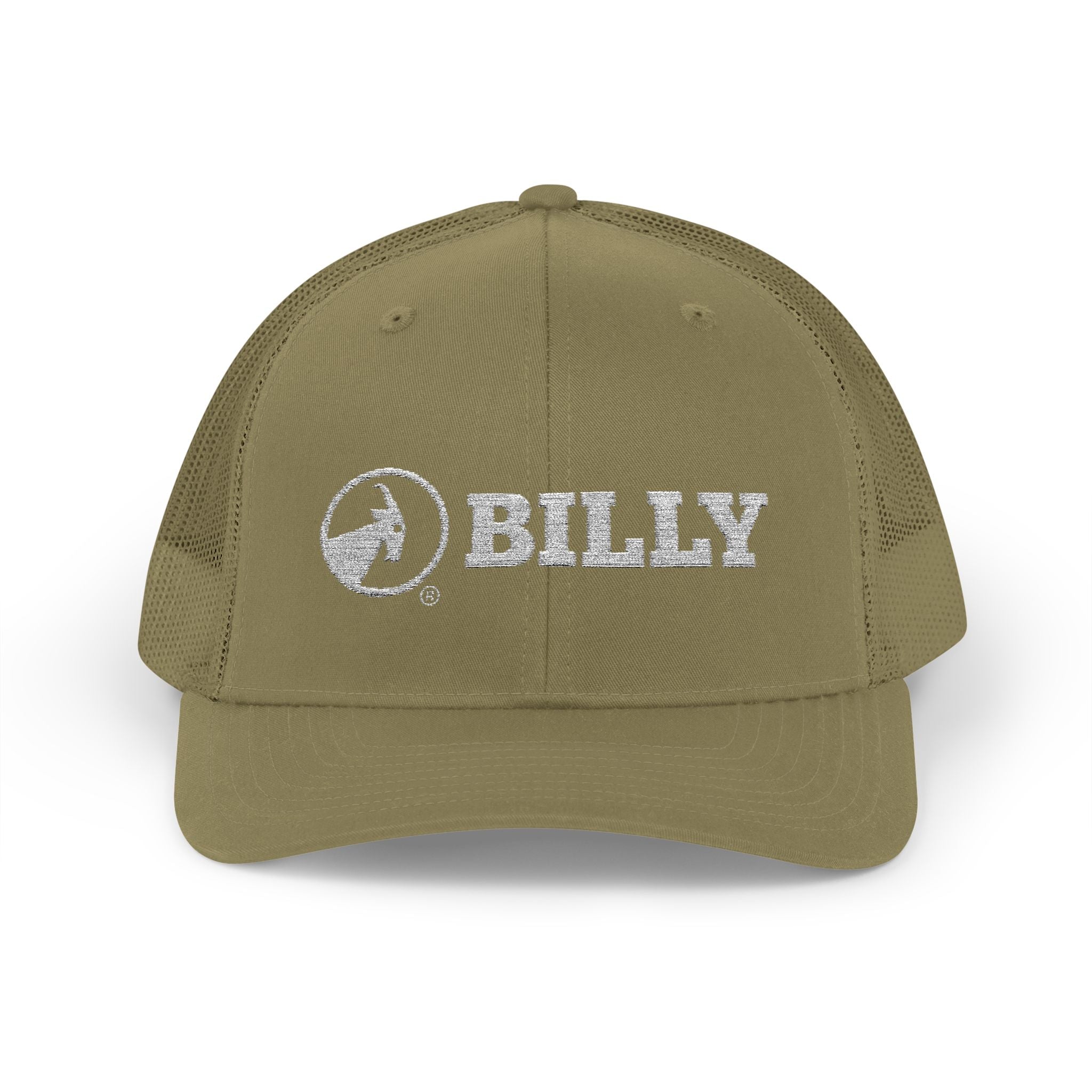 BILLY Snapback Trucker Cap (White Horizontal Logo - Embroidery) — AVAILABLE IN 8 COLORS