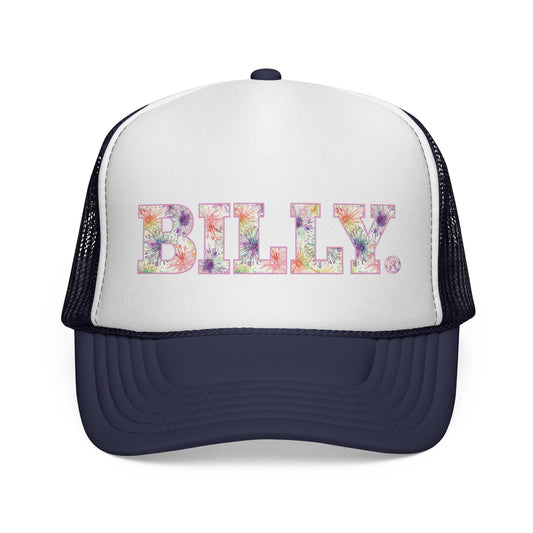 BILLY Foam Trucker Cap (Floral - Print) - AVAILABLE IN 2 COLORS