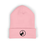 BILLY Classic Cuffed Beanie (Black Goat - Embroidery) — AVAILABLE IN 7 COLORS