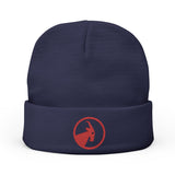 BILLY Knit Beanie  (Red Goat - Embroidery) — AVAILABLE IN 6 COLORS