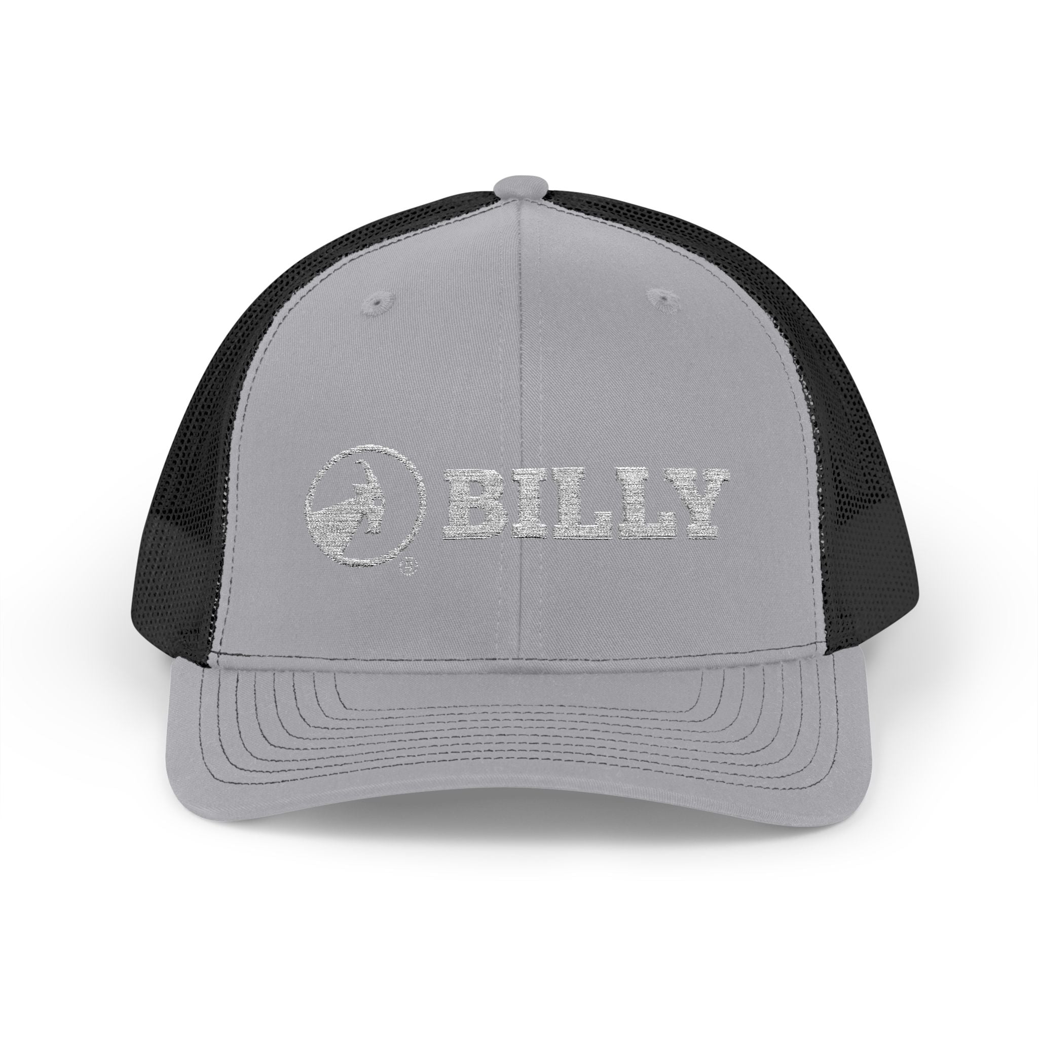BILLY Snapback Trucker Cap (White Horizontal Logo - Embroidery) — AVAILABLE IN 8 COLORS
