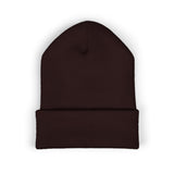 BILLY Classic Cuffed Beanie (White Goat - Embroidery) — AVAILABLE IN 12 COLORS