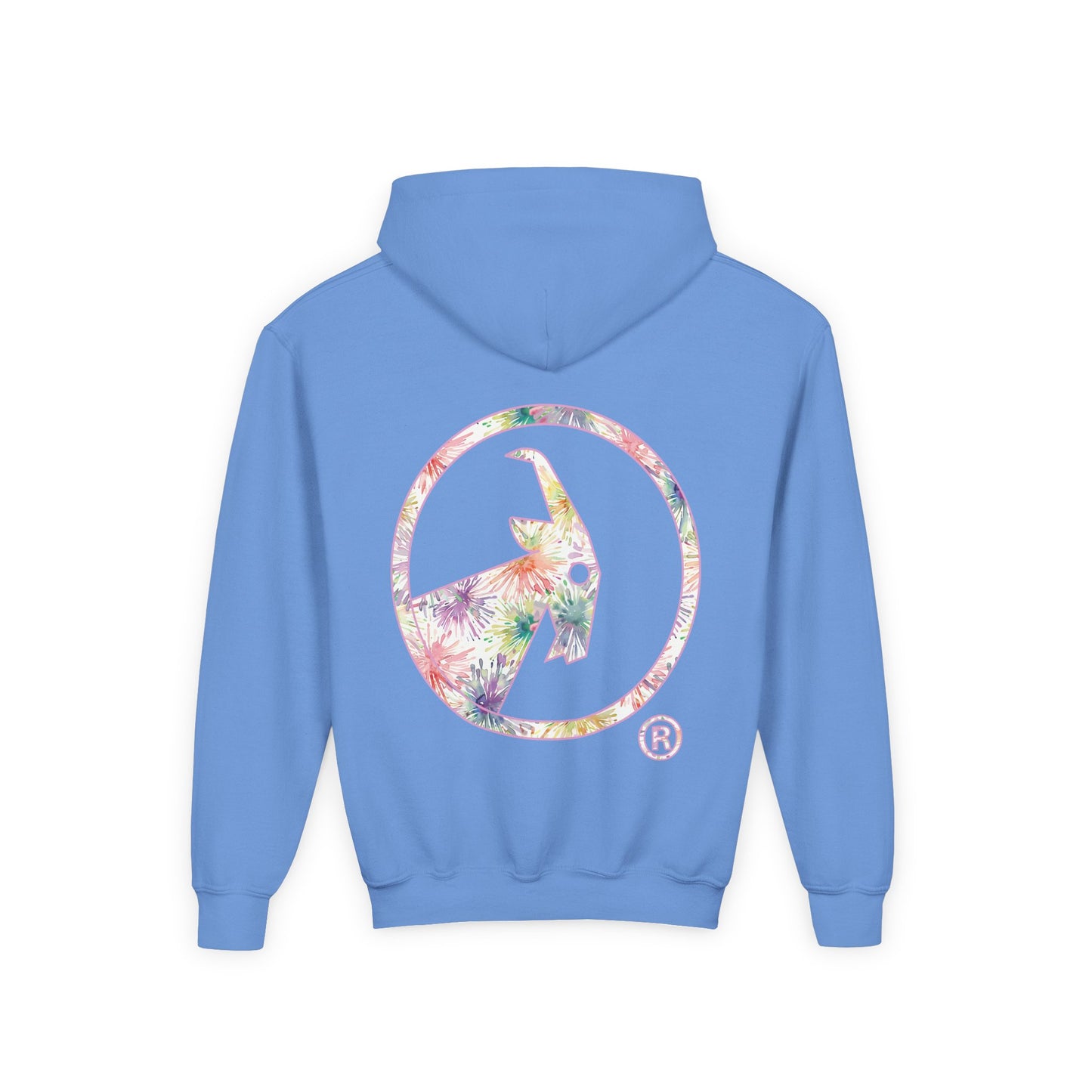 BILLY Core Youth Heavy Blend Hooded Sweatshirt (Floral) - AVAILABLE IN 4 COLORS