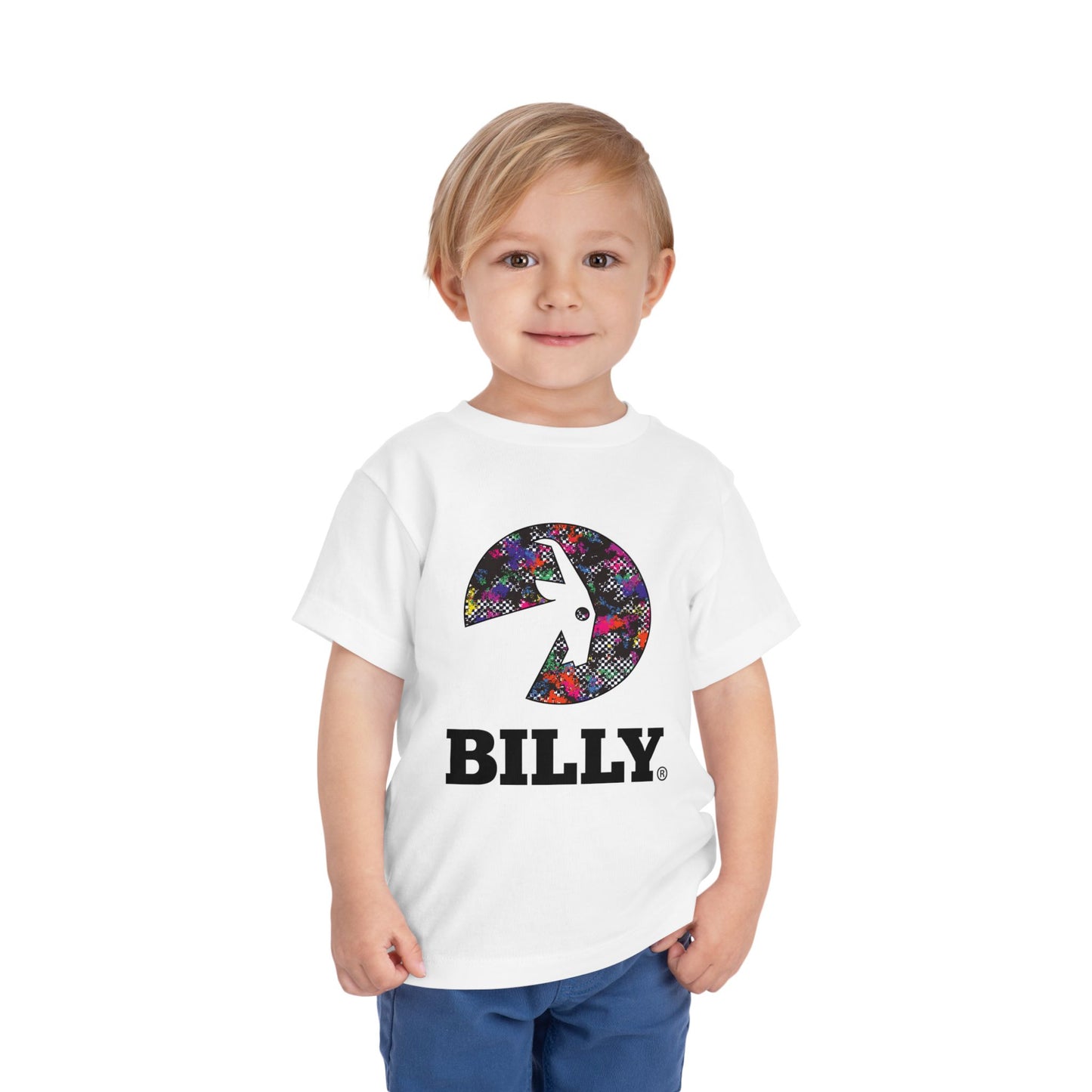 BILLY Toddler Short Sleeve Tee (Rainbow Sk8ter Logo) - AVAILABLE IN 3 COLORS