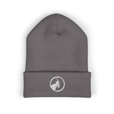 BILLY Classic Cuffed Beanie (White Goat - Embroidery) — AVAILABLE IN 12 COLORS