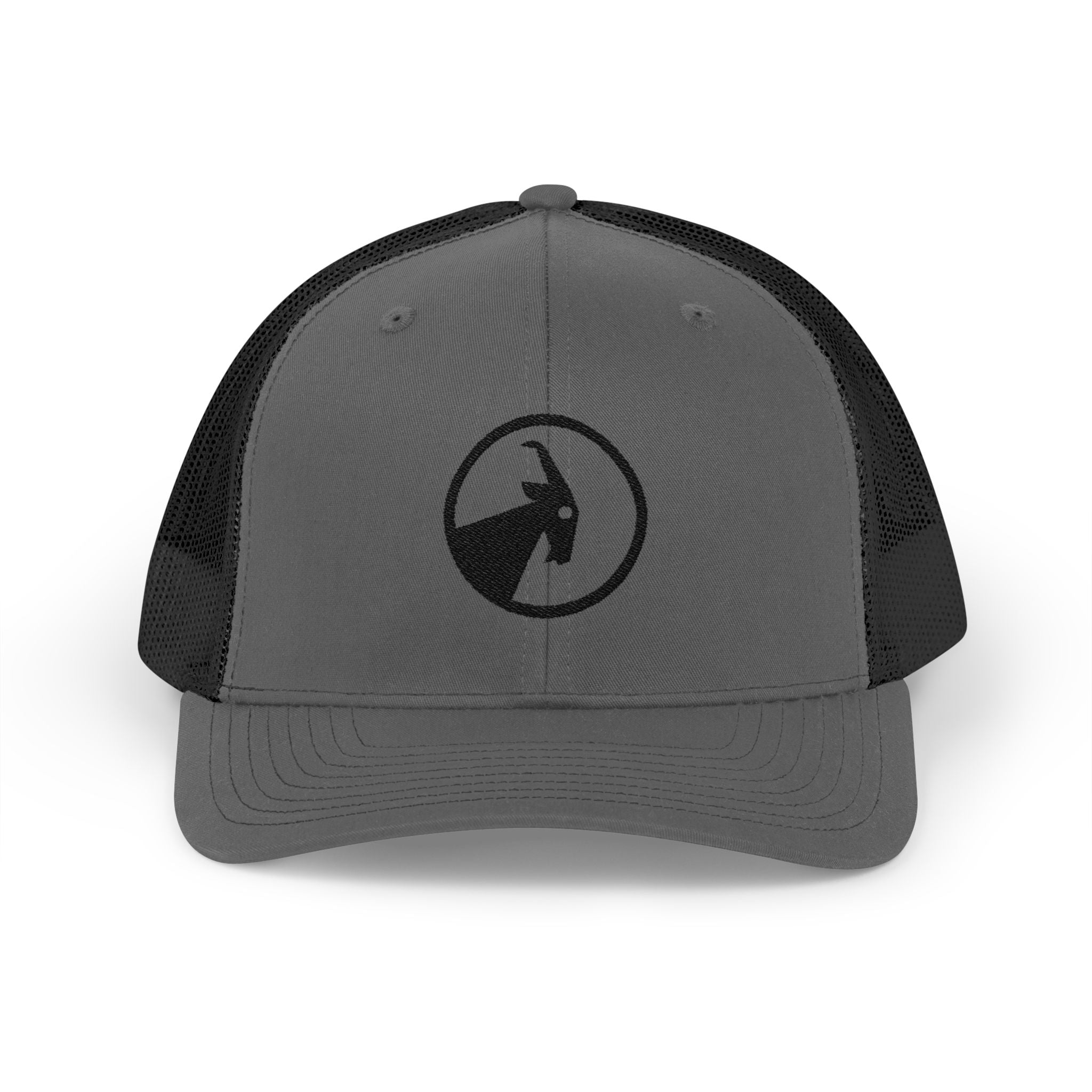 BILLY Snapback Trucker Cap (Black Goat - Embroidery) — AVAILABLE IN 8 COLORS