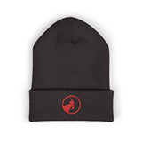 BILLY Classic Cuffed Beanie (Red Goat - Embroidery) — AVAILABLE IN 9 COLORS