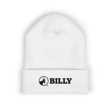 BILLY Classic Cuffed Beanie  (Black Horizontal Logo - Embroidery) — AVAILABLE IN 7 COLORS