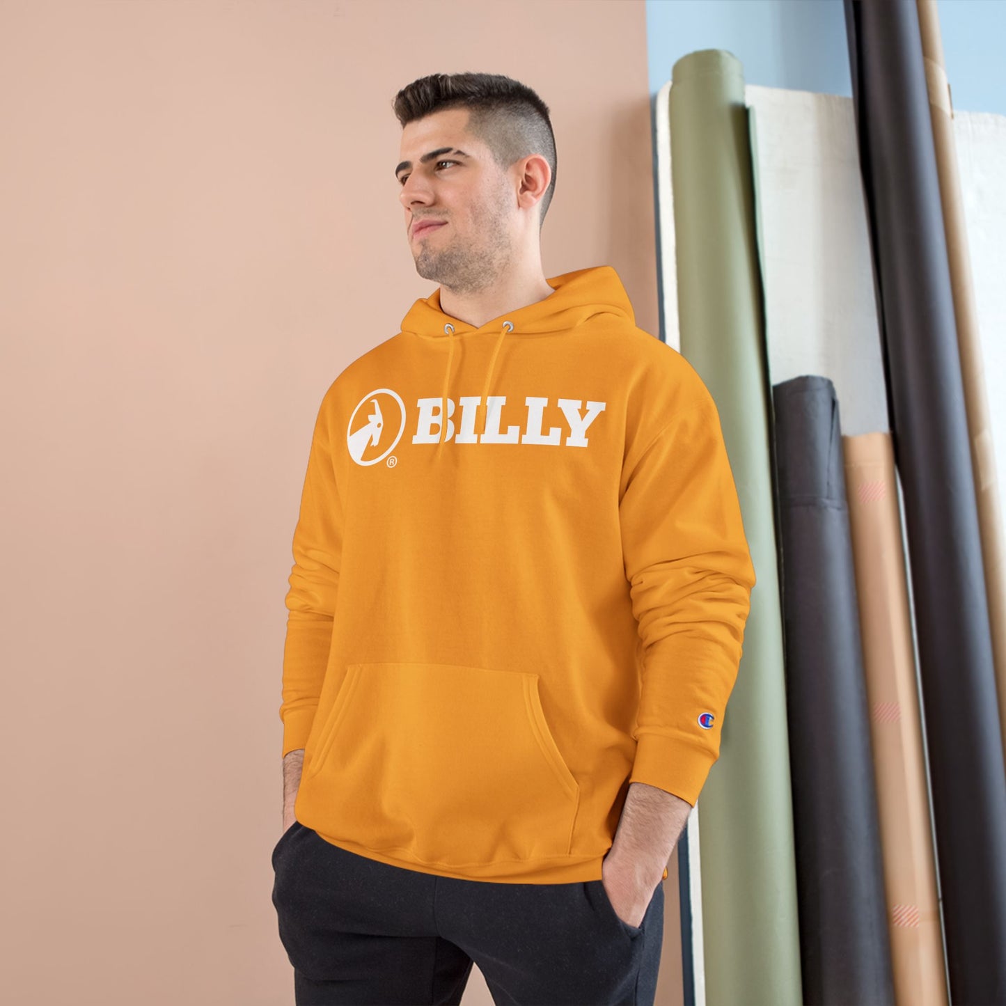 BILLY Core Adult Unisex Hoodie (White Horizontal Logo) - NOW AVAILABLE IN 7 COLORS