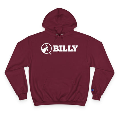 BILLY Core Adult Unisex Hoodie (White Horizontal Logo) - NOW AVAILABLE IN 7 COLORS