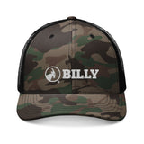 BILLY Camouflage Trucker Hat (White Horizontal Logo - Embroidery)