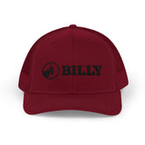 BILLY Snapback Trucker Cap (Black Horizontal Logo - Embroidery) — AVAILABLE IN 8 COLORS