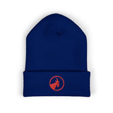 BILLY Classic Cuffed Beanie (Red Goat - Embroidery) — AVAILABLE IN 9 COLORS