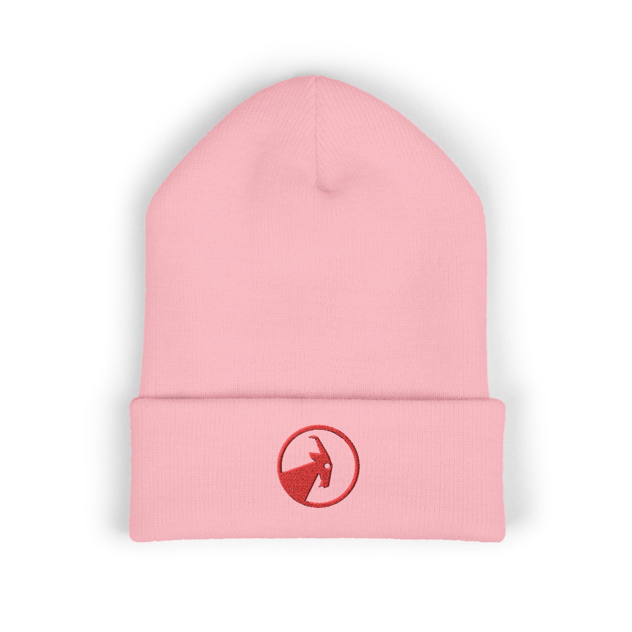 BILLY Classic Cuffed Beanie (Red Goat - Embroidery) — AVAILABLE IN 9 COLORS