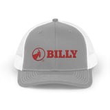 BILLY Snapback Trucker Cap (Red Horizontal Logo - Embroidery) — AVAILABLE IN 6 COLORS
