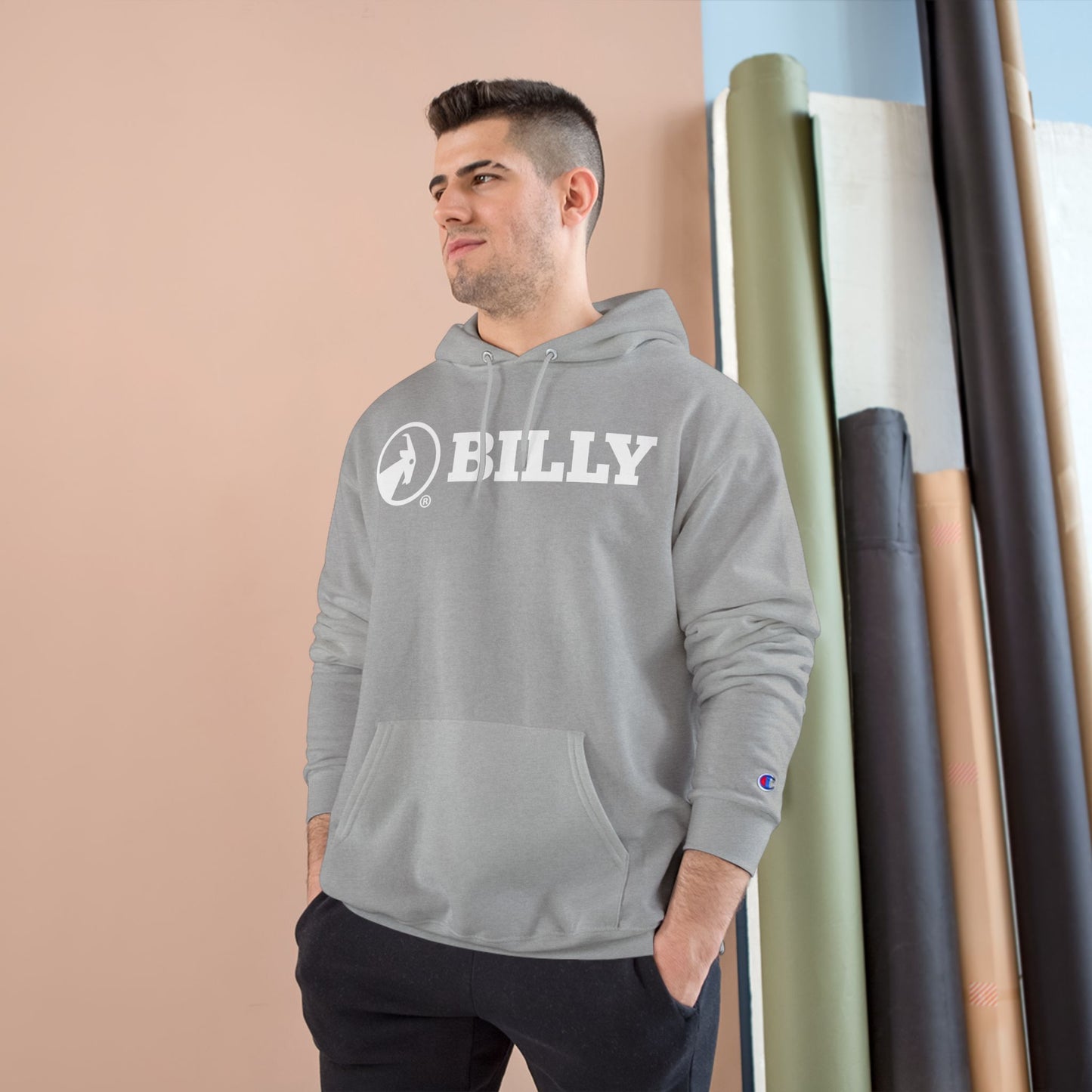 BILLY Core Adult Unisex Hoodie (White Horizontal Logo) - NOW AVAILABLE IN 7 COLORS