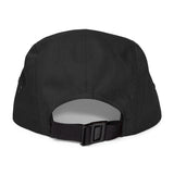 BILLY 5 Panel Cap (Black Horizontal Logo - Embroidery) — AVAILABLE IN 6 COLORS