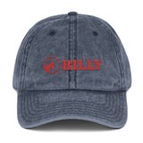 BILLY Vintage Cap (Red Horizontal Logo - Embroidery) — AVAILABLE IN 3 COLORS