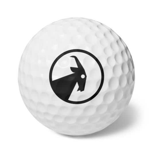 BILLY Golf Balls, 6pcs (Black Goat)