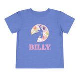 BILLY Toddler Short Sleeve Tee (Floral Logo) - AVAILABLE IN 3 COLORS