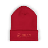 BILLY Classic Cuffed Beanie (Red Horizontal Logo - Embroidery) — AVAILABLE IN 9 COLORS