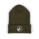 BILLY Classic Cuffed Beanie (White Goat - Embroidery) — AVAILABLE IN 12 COLORS