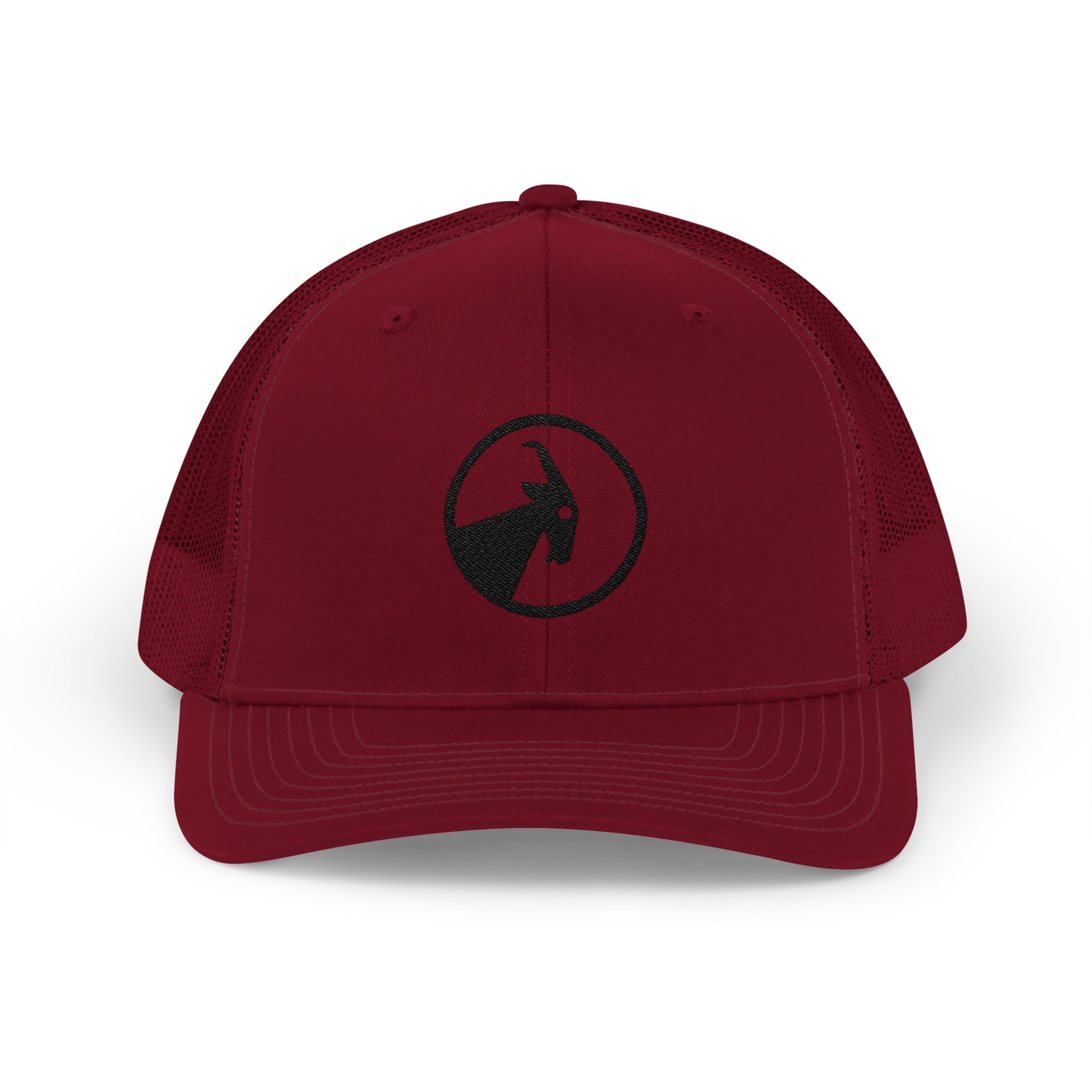 BILLY Snapback Trucker Cap (Black Goat - Embroidery) — AVAILABLE IN 8 COLORS