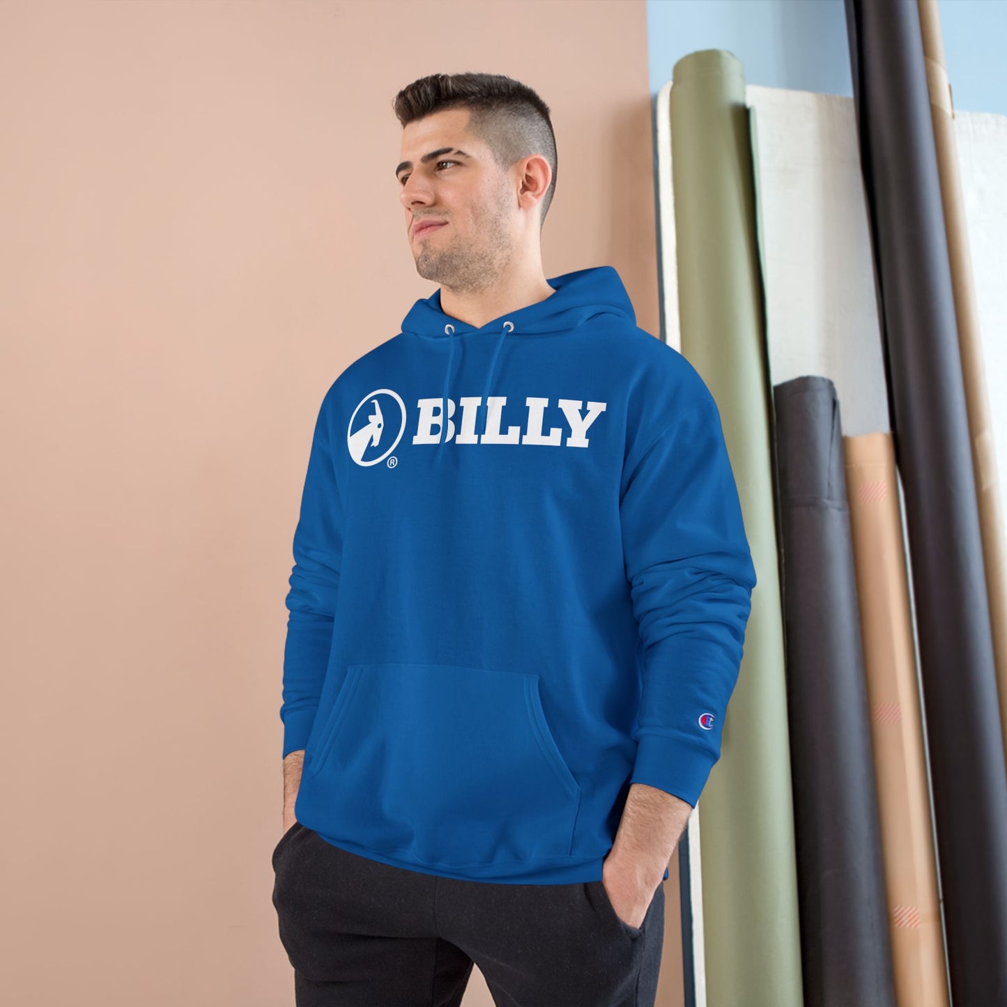 BILLY Core Adult Unisex Hoodie (White Horizontal Logo) - NOW AVAILABLE IN 7 COLORS
