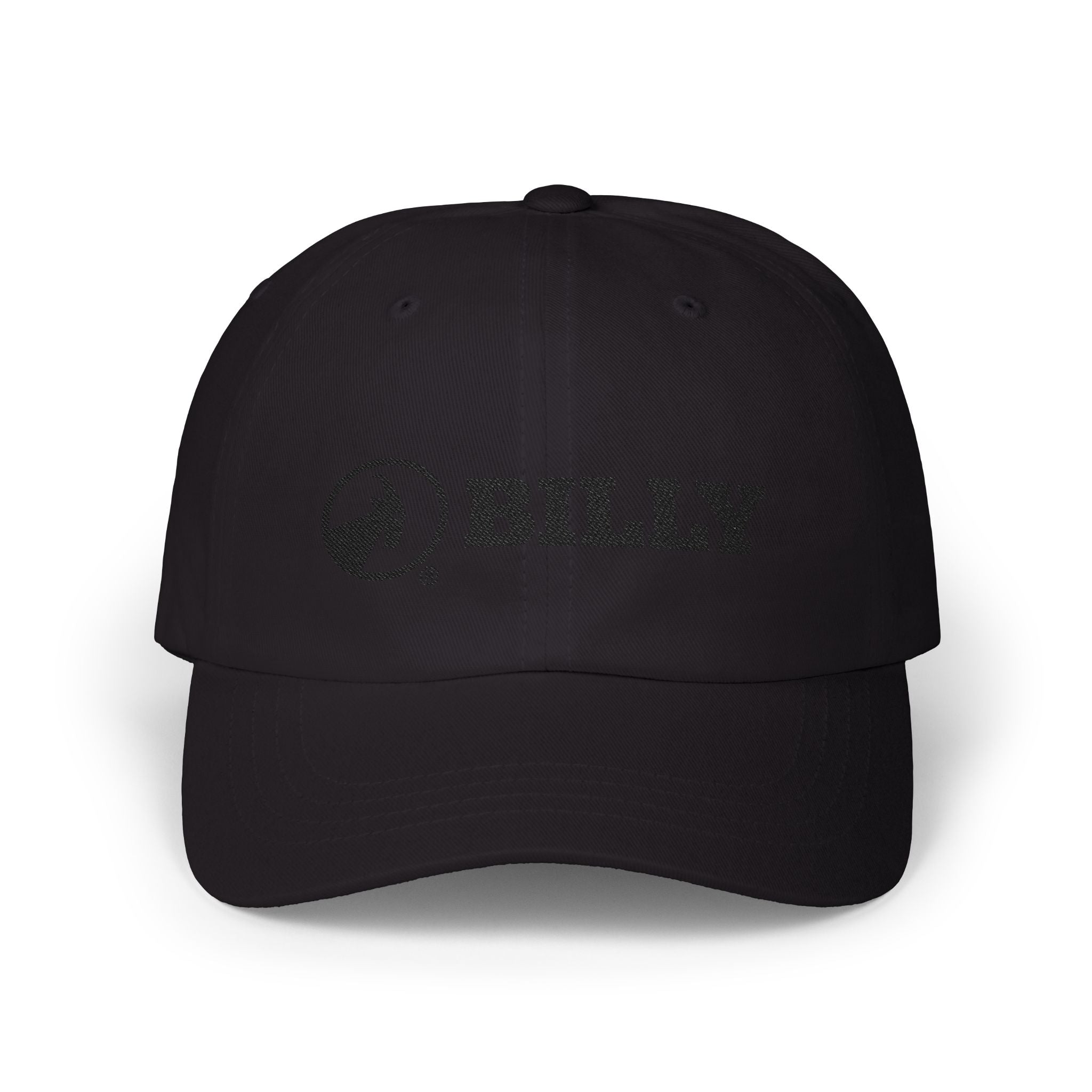 BILLY Classic Cap (Black Horizontal Logo - Embroidery) — AVAILABLE IN 7 COLORS