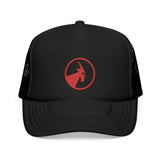 BILLY Foam Trucker Hat (Red Goat - Embroidery) — AVAILABLE IN 5 COLORS