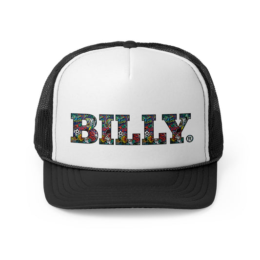 BILLY Foam Trucker Cap (Night Sk8ter - Print)