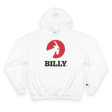BILLY Core Adult Unisex Hoodie (Red/Black Vertical Logo)