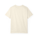 BILLY Unisex Garment-Dyed T-Shirt (Black/Red Vertical Logo)