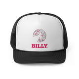 BILLY Foam Trucker Cap (Sasha Splatter - Pink Print) — AVAILABLE IN 2 COLORS