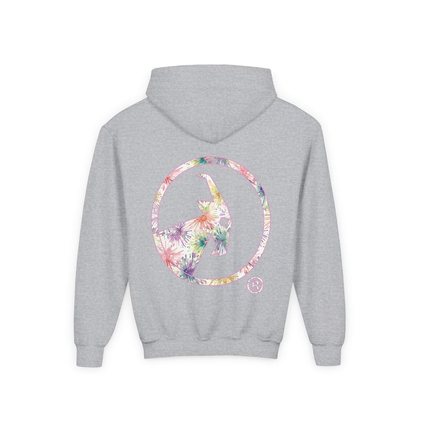 BILLY Core Youth Heavy Blend Hooded Sweatshirt (Floral) - AVAILABLE IN 4 COLORS